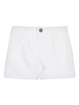 Moschino Kids шорты с логотипом, белый