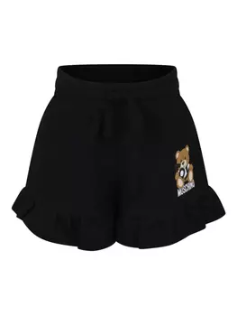 Moschino Kids шорты Teddy Bear, черный