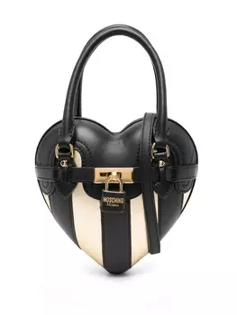 Moschino клатч Heartbeat, черный
