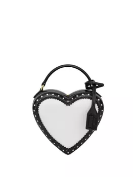Moschino клатч Love Me, белый