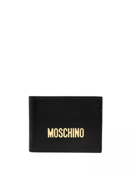 Moschino кошелек с логотипом, черный