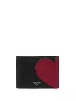 Moschino кошелек с нашивкой, черный