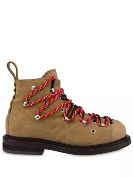 Moschino кожаные ботинки, нейтральный