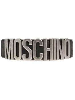 Moschino кожаный ремень, черный