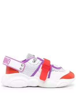 Moschino кроссовки Roller Skates Mesh Teddy, белый