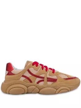 Moschino кроссовки с подошвой Teddy Bear, нейтральный цвет