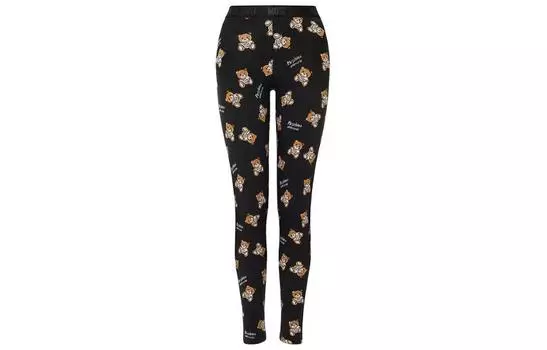 MOSCHINO Леггинсы женские черные