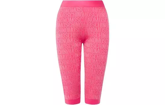MOSCHINO Леггинсы женские розовые
