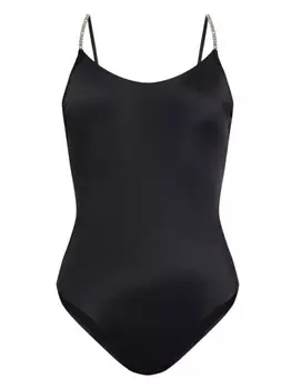 Moschino логотип купальник, черный