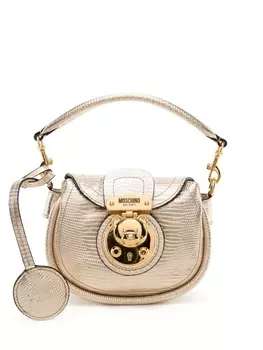 Moschino мини-сумка Teddy, золотистый