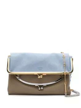 Moschino многослойный клатч, синий