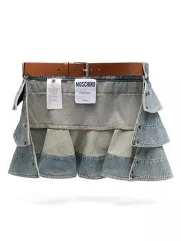 Moschino многослойный пояс, черный