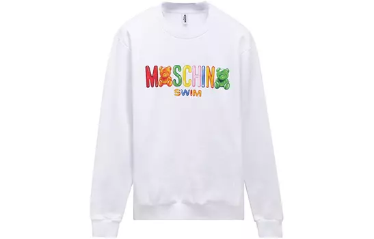 MOSCHINO Мужская толстовка, Белый