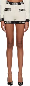 Moschino Off-White жаккардовые шорты