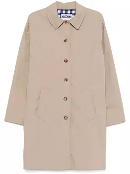 Moschino пальто с классическим воротником, нейтральный