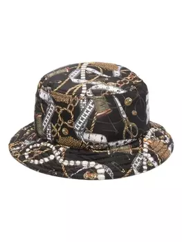 Moschino панама с принтом Barocco, черный