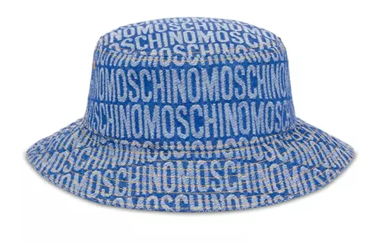 MOSCHINO Панама женская синяя