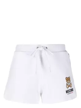 Moschino пижамные брюки Teddy Bear, белый