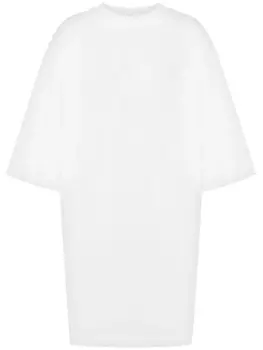 Moschino платье-футболка, белый