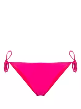 Moschino плавки бикини с нашивкой-логотипом, розовый