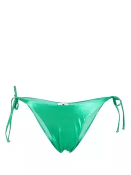 Moschino плавки бикини с завязками, зеленый