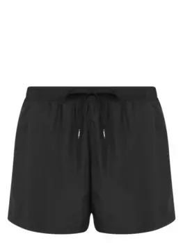 Moschino плавки-шорты с логотипом, черный