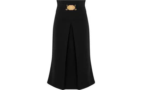 MOSCHINO Повседневная длинная юбка женская черная