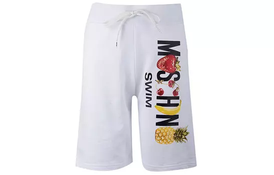 MOSCHINO Повседневные шорты женские белые