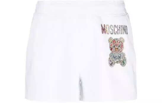 MOSCHINO Повседневные шорты женские белые