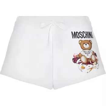 MOSCHINO Повседневные шорты женские белые