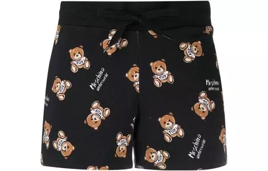 MOSCHINO Повседневные шорты женские черные