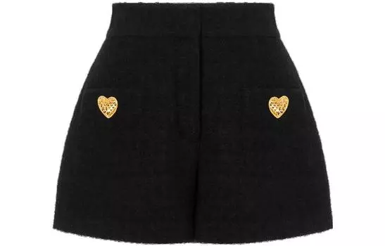 MOSCHINO Повседневные шорты женские черные