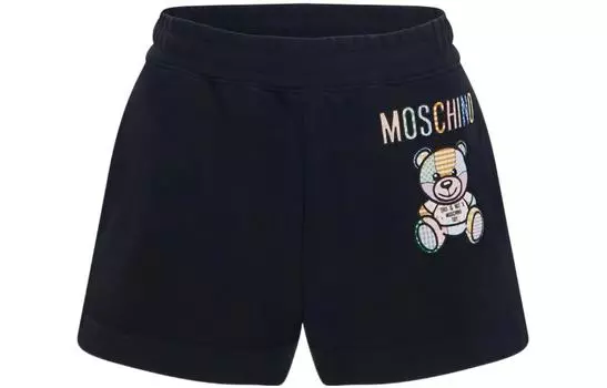 MOSCHINO Повседневные шорты женские черные