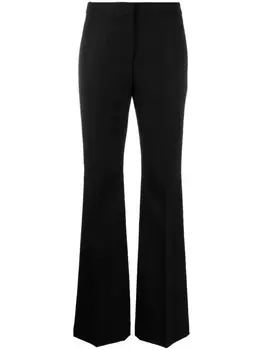Moschino прямые брюки с завышенной талией, черный