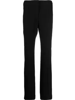 Moschino прямые брюки строгого кроя, черный