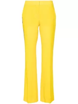 Moschino прямые брюки строгого кроя, желтый