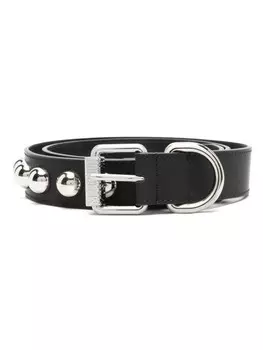 Moschino ремень с заклепками, черный