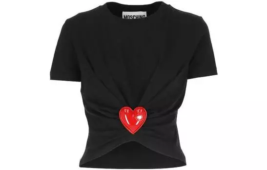 MOSCHINO Рубашка-поло женская черные
