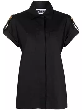 Moschino рубашка с короткими рукавами, черный