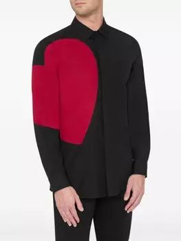 Moschino рубашка с принтом, черный