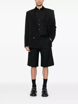 Moschino рубашка с вышитым сердцем, черный