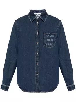 Moschino рубашка Same Old Chic, синий