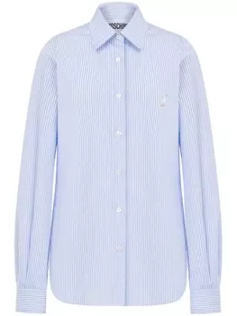 Moschino рубашка в полоску, синий