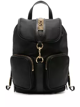 Moschino рюкзак с логотипом, черный