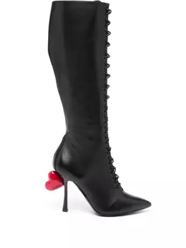 Moschino сапоги Sweet Heart 105, черный