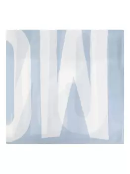 Moschino шарф с логотипом, синий