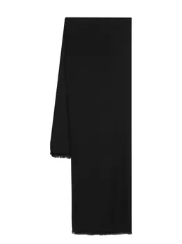 Moschino шарф с жаккардовым логотипом, черный