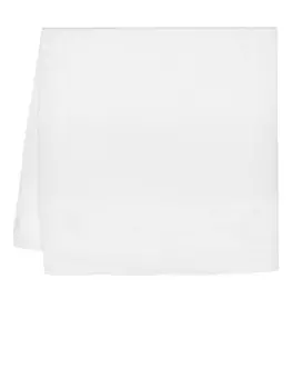 Moschino шелковый шарф с вышивкой, белый