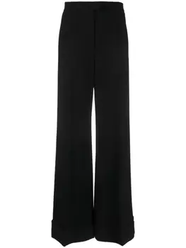 Moschino широкие брюки с завышенной талией, черный