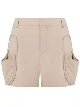 Moschino шорты из вирджинской шерсти, нейтральный